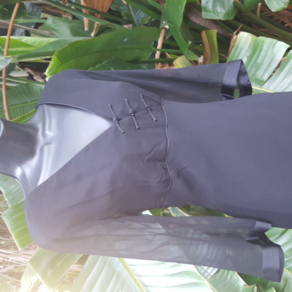 Vintage silk tea dress - Picture 2 of 12